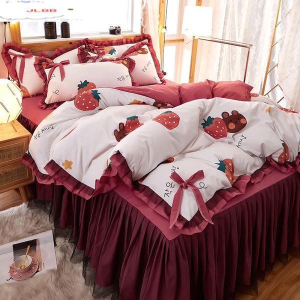 princess lace bedding sets full king size bedspread wedding fruits duvet cover sets pillowcase girls luxury bedclothes
princess lace bedding sets full king size bedspread wedding fruits duvet cover sets pillowcase girls luxury bedclothes