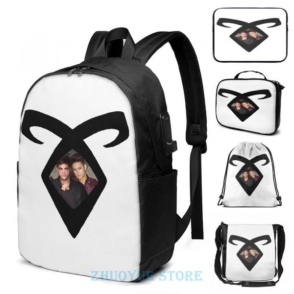 backpack graphic print shadowhunters - malec angelic rune usb charge men school bags women bag travel laptop
backpack graphic print shadowhunters - malec angelic rune usb charge men school bags women bag travel laptop