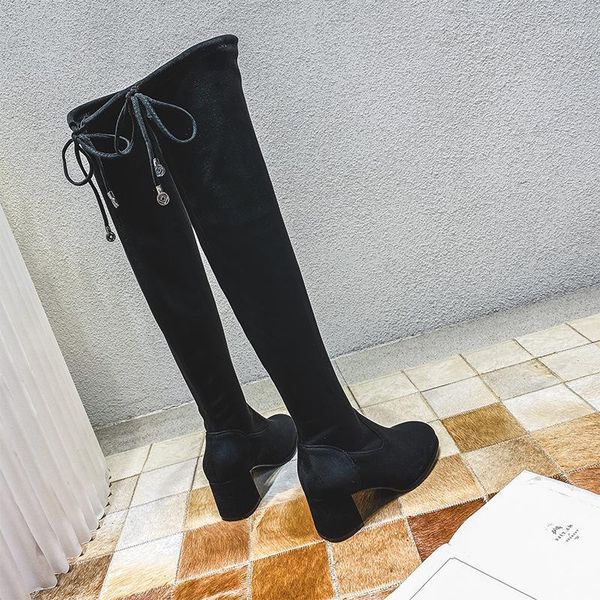 boots autumn / winter 2021 long tube elastic classic women's over knee shoes thin medium high heel black
boots autumn / winter 2021 long tube elastic classic women's over knee shoes thin medium high heel black