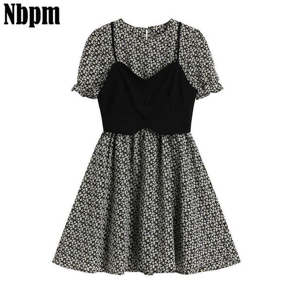 women dresses summer sweet floral print two-piece dress short sleeve streetwear a line mini vests dress wrap sundress robe 210529, Black;gray
women dresses summer sweet floral print two-piece dress short sleeve streetwear a line mini vests dress wrap sundress robe 210529, Black;gray