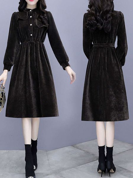 spring and autumn french minority velvet hepburn style black skirt long sleeves with dress children's new 2021, Black;gray
spring and autumn french minority velvet hepburn style black skirt long sleeves with dress children's new 2021, Black;gray