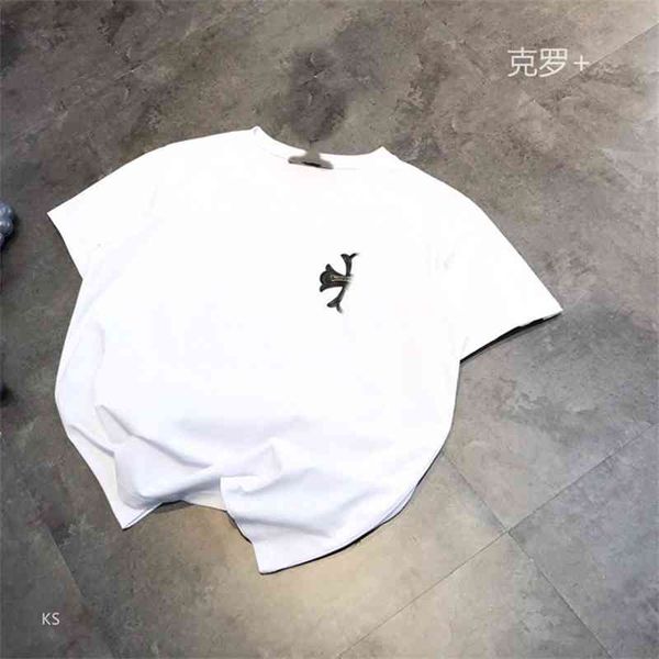 65% off outlet online store summer fashion brand letter embossed round neck t-shirt casual simple men's and women's short sleeve t, White
65% off outlet online store summer fashion brand letter embossed round neck t-shirt casual simple men's and women's short sleeve t, White
