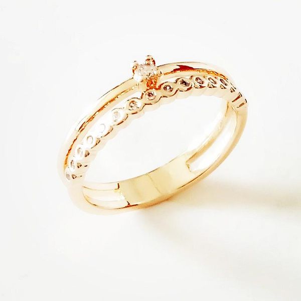 cluster rings selling 585 rose gold color ring jewelry accessories romantic fashion white cubic zircon women, Golden;silver
cluster rings selling 585 rose gold color ring jewelry accessories romantic fashion white cubic zircon women, Golden;silver