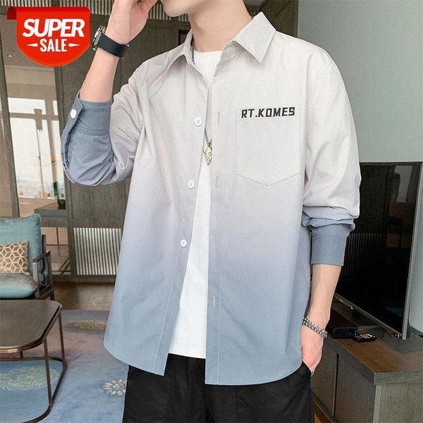 spring and autumn long-sleeved shirt men's korean version of the trend color matching jacket youth casual #rh0z, White;black
spring and autumn long-sleeved shirt men's korean version of the trend color matching jacket youth casual #rh0z, White;black