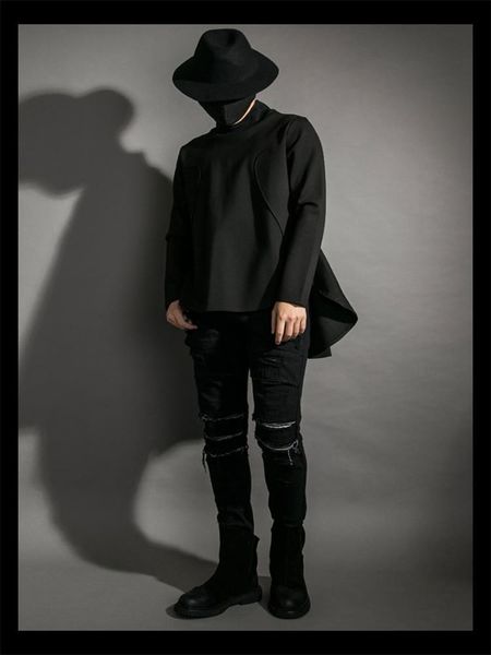 men's t-shirts small turtleneck black stitching irregular design urban youth fashion loose large size bottom shirt t-shirt, White;black
men's t-shirts small turtleneck black stitching irregular design urban youth fashion loose large size bottom shirt t-shirt, White;black