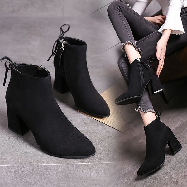 boots spot-on woman high heels, shoes plus size square heel zipper women's party cmav, Black
boots spot-on woman high heels, shoes plus size square heel zipper women's party cmav, Black