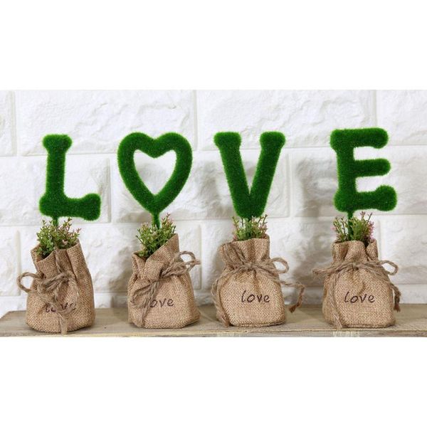 4 pcs vintage artificial plants bonsai mini sack fake flowers potted desksimulation home wedding party decor love/home/star
4 pcs vintage artificial plants bonsai mini sack fake flowers potted desksimulation home wedding party decor love/home/star