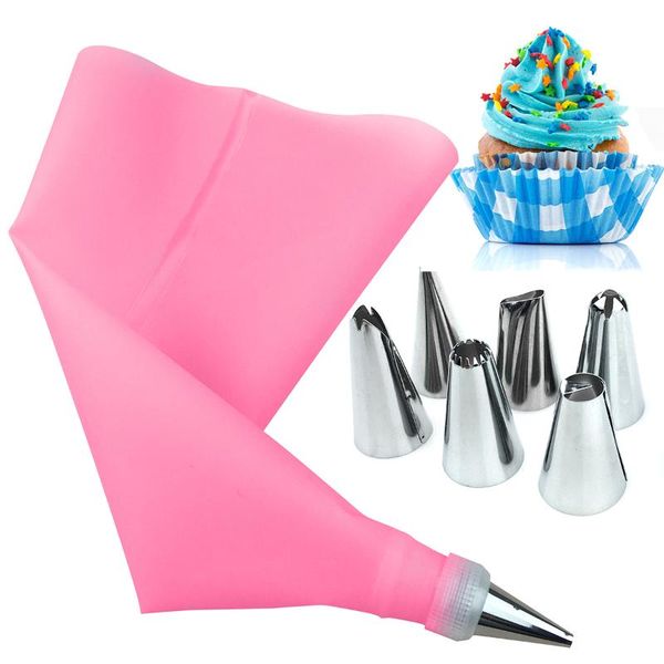 baking & pastry tools cake decorating supplies tips kits 6 stainless steel icing 1 bag and reusable coupler for
baking & pastry tools cake decorating supplies tips kits 6 stainless steel icing 1 bag and reusable coupler for
