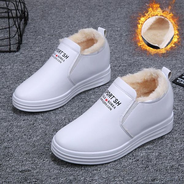 boots quality pu leather women warm plush fur female snow ladies invisible increase platform white shoes woman thick heels, Black
boots quality pu leather women warm plush fur female snow ladies invisible increase platform white shoes woman thick heels, Black