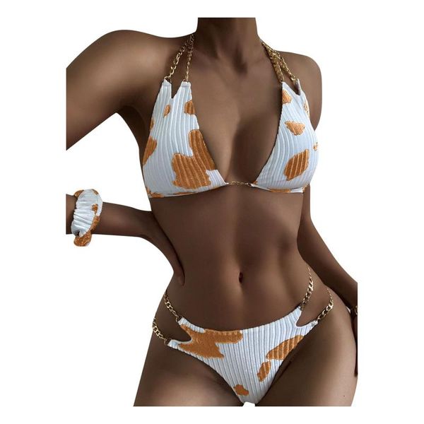 women's swimwear women cows print bikini set push-up swimsuit beachwear padded backless bathing suit 2021 swimming bikinis, White;black
women's swimwear women cows print bikini set push-up swimsuit beachwear padded backless bathing suit 2021 swimming bikinis, White;black