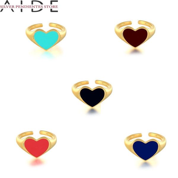 cluster rings aide fashion 925 sterling silver creative handmade all-match dripping oil heart-shaped ring jewelry for women, Golden;silver
cluster rings aide fashion 925 sterling silver creative handmade all-match dripping oil heart-shaped ring jewelry for women, Golden;silver