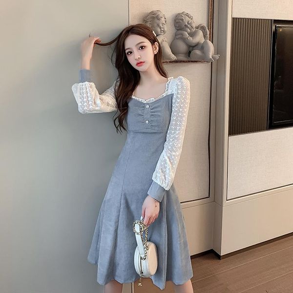 casual dresses women korean dress fashion one piece autumn spring 2022 office lady french style long sleeve patchwork solid, Black;gray
casual dresses women korean dress fashion one piece autumn spring 2022 office lady french style long sleeve patchwork solid, Black;gray