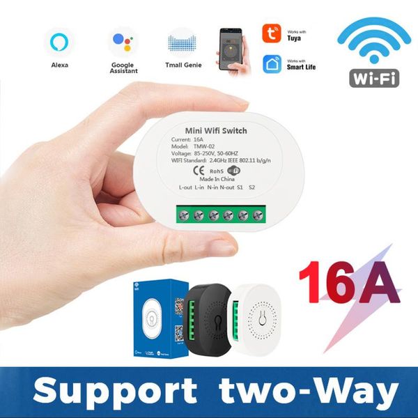 smart home control tuya wifi 16a mini switch no hub required support two way remote app by life alexa google
smart home control tuya wifi 16a mini switch no hub required support two way remote app by life alexa google
