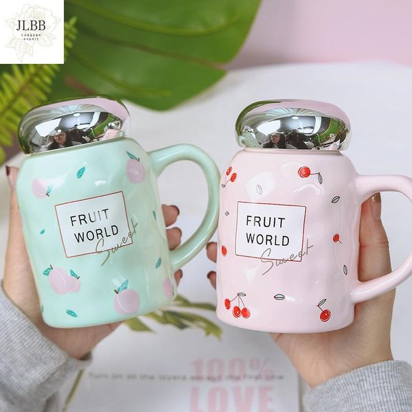 mugs ins cherry milk coffee female seal leak-proof large capacity cute lovers student children office afternoon tea ceramic cup
mugs ins cherry milk coffee female seal leak-proof large capacity cute lovers student children office afternoon tea ceramic cup