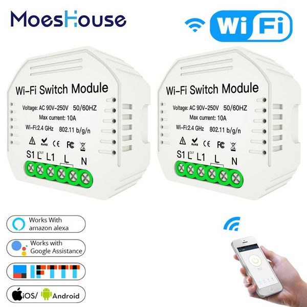 smart home control 2 way wifi light switch diy breaker module life tuya app remote works with alexa echo google pack
smart home control 2 way wifi light switch diy breaker module life tuya app remote works with alexa echo google pack