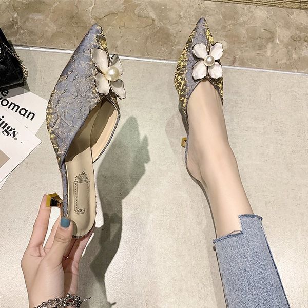 luxury dress shoes slipper wear 2021 thin heel fashion baotou semi sandal muller sho and pointed high heels, Black
luxury dress shoes slipper wear 2021 thin heel fashion baotou semi sandal muller sho and pointed high heels, Black