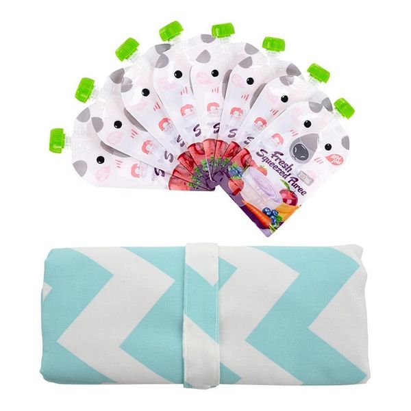 1 pcs foldable washable compact travel nappy diaper changing mat & 8pcs reusable baby pouch 200ml kids storage bag
1 pcs foldable washable compact travel nappy diaper changing mat & 8pcs reusable baby pouch 200ml kids storage bag