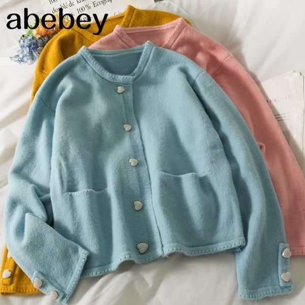 women's knits & tees women korean knitted cardigan long sleeve single breasted loose sweater 2021 autumn winter soft warm casual outerw, White
women's knits & tees women korean knitted cardigan long sleeve single breasted loose sweater 2021 autumn winter soft warm casual outerw, White