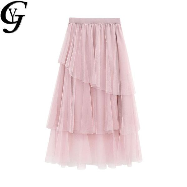 skirts 2021 fashion irregular ruffles mesh skirt elegant solid ol style ladies white falda blanca high waist maxi faldas saia, Black
skirts 2021 fashion irregular ruffles mesh skirt elegant solid ol style ladies white falda blanca high waist maxi faldas saia, Black