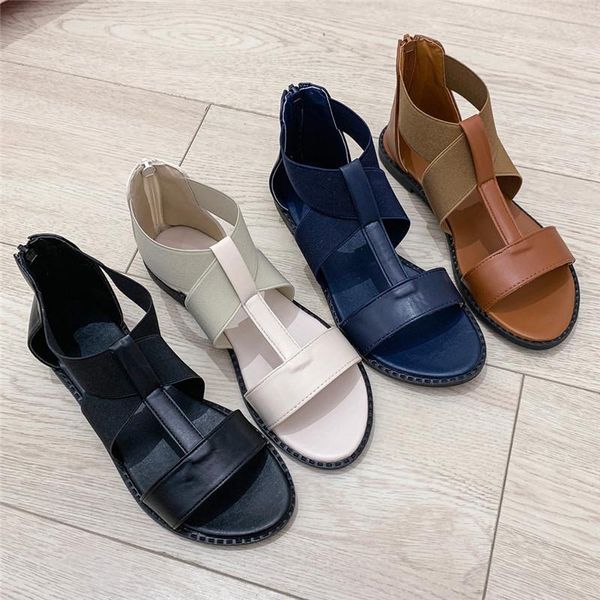 women sandals 2021 fashion women summer beach roman sandal ladies open toe flat sandal casual female shoes, Black
women sandals 2021 fashion women summer beach roman sandal ladies open toe flat sandal casual female shoes, Black
