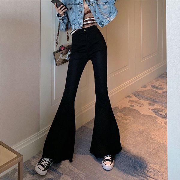 fashion tassel bell bottom blue skinny denim pants retro trousers female streetwear stretching high waist flare jeans women 210222
fashion tassel bell bottom blue skinny denim pants retro trousers female streetwear stretching high waist flare jeans women 210222