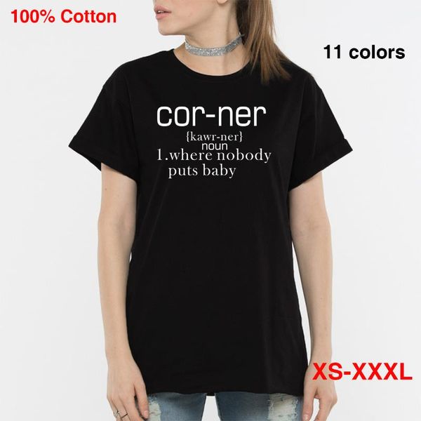 women's t-shirt blingpaw minimalist nobody puts baby in the corner letter print veronica mars cotton tees summer tee shirts, White
women's t-shirt blingpaw minimalist nobody puts baby in the corner letter print veronica mars cotton tees summer tee shirts, White