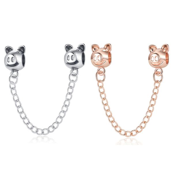 1pcs cute pig pendant diy beads adapting to original pandora charm bracelet ladies jewelry making gifts, Silver
1pcs cute pig pendant diy beads adapting to original pandora charm bracelet ladies jewelry making gifts, Silver