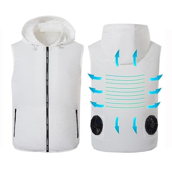 vt cooling fan in summer, windbreaker with usb power supply, air conditioning clothing for cycling, fishing, camping, running and, Black;white
vt cooling fan in summer, windbreaker with usb power supply, air conditioning clothing for cycling, fishing, camping, running and, Black;white