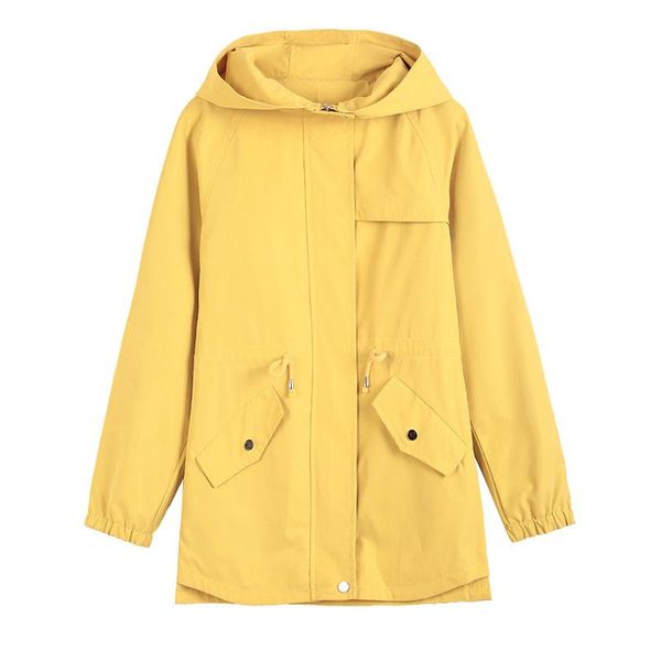 spring autumn women's trench coat new fashion solid hooded overcoat korean wild casual short windbreaker female basic coats j72, Tan;black
spring autumn women's trench coat new fashion solid hooded overcoat korean wild casual short windbreaker female basic coats j72, Tan;black