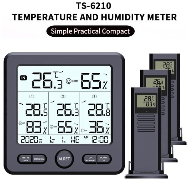 smart home control mini digital indoor outdoor convenient temperature sensor humidity meter thermometer hygrometer gauge with 3pcs remote se
smart home control mini digital indoor outdoor convenient temperature sensor humidity meter thermometer hygrometer gauge with 3pcs remote se