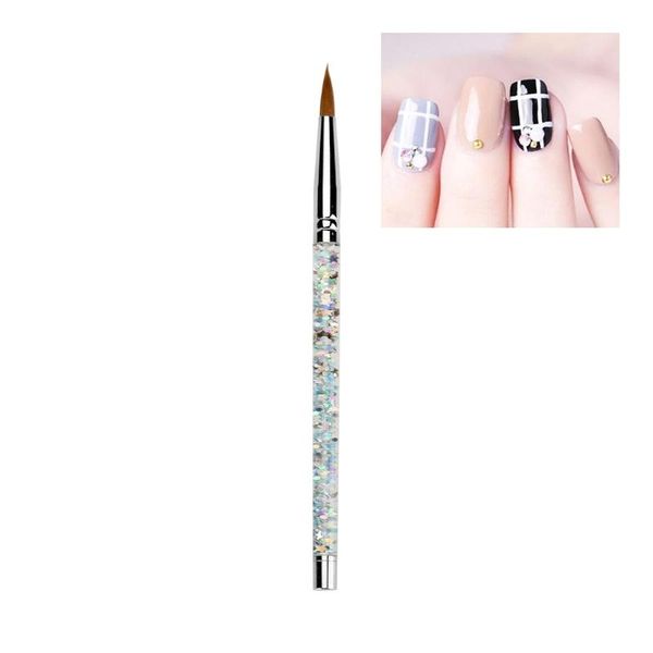 nail brushes q1fb brush for acrylic nails clear handle nylon hair painting pen art design tools, Yellow
nail brushes q1fb brush for acrylic nails clear handle nylon hair painting pen art design tools, Yellow