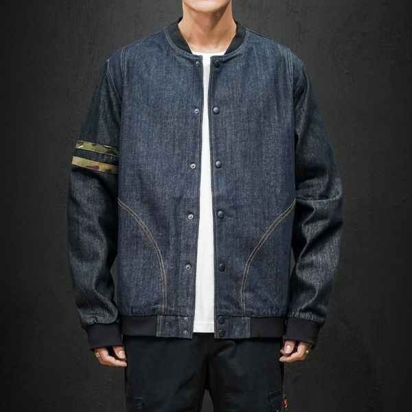 men's jackets fashion autumn sportswear denim patchwork jacket full sleeve coat men overcoat 6681 m9ry, Black;brown
men's jackets fashion autumn sportswear denim patchwork jacket full sleeve coat men overcoat 6681 m9ry, Black;brown