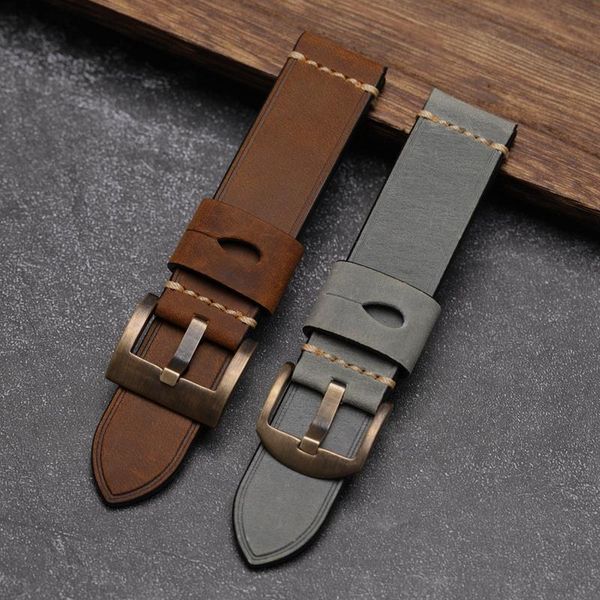 watch bands bronze buckle first layer leather watchband 20 22 23 24 26mm suitable for accessories, brown gray bracelet, Black;brown
watch bands bronze buckle first layer leather watchband 20 22 23 24 26mm suitable for accessories, brown gray bracelet, Black;brown