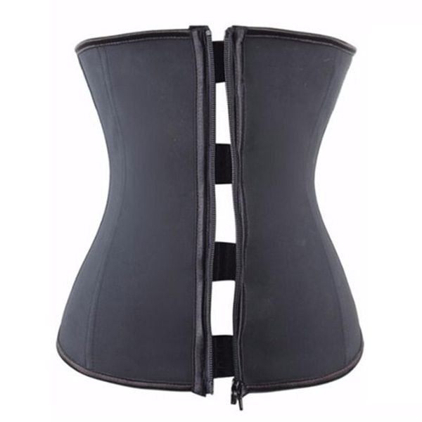 women's shapers latex waist trainer body shaper women corsets with zipper cincher corset slimming belt black plus size 9078, Black;white
women's shapers latex waist trainer body shaper women corsets with zipper cincher corset slimming belt black plus size 9078, Black;white