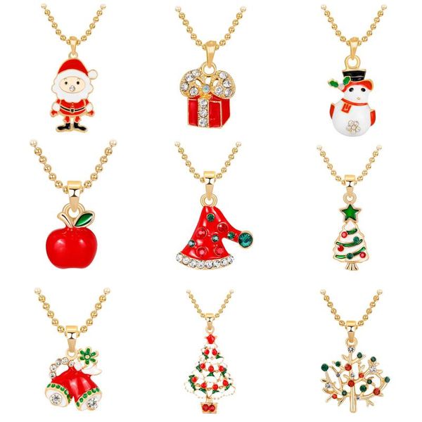pendant necklaces christmas fashion necklace women gold color gift dainty jewelry chain 2021 accessories, Silver
pendant necklaces christmas fashion necklace women gold color gift dainty jewelry chain 2021 accessories, Silver