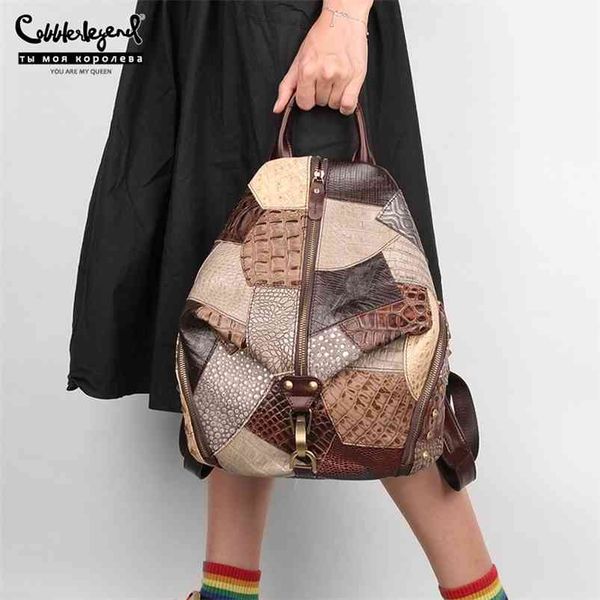 cobbler legend fashion women's backpack vintage genuine leather female travel bags casual shoulder bag for student/teenage 210922
cobbler legend fashion women's backpack vintage genuine leather female travel bags casual shoulder bag for student/teenage 210922