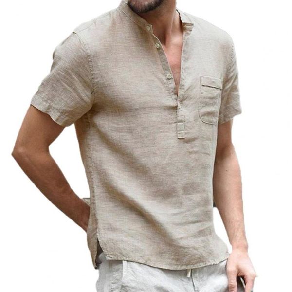 men's casual shirts men shirt cotton flax quick drying buttons v neck short sleeve, White;black
men's casual shirts men shirt cotton flax quick drying buttons v neck short sleeve, White;black