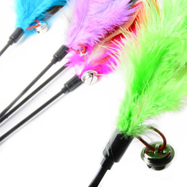 cat toys 1pcs funny feather stick interactive toy kitten tease cats pet animal double bells supplies colorful
cat toys 1pcs funny feather stick interactive toy kitten tease cats pet animal double bells supplies colorful
