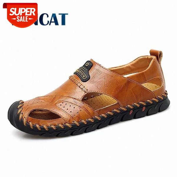 brand 2019 new handmade summer sandals beach sandals breathable men's shoes genuine leather men's causal shoes plus size 38-48 #m6, Black
brand 2019 new handmade summer sandals beach sandals breathable men's shoes genuine leather men's causal shoes plus size 38-48 #m6, Black