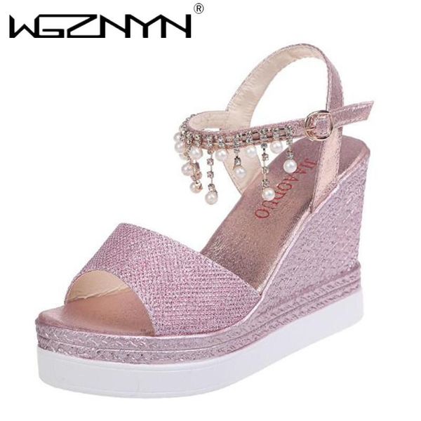 sandals 2021 women wedge summer bead studded detail platform buckle strap peep toe thick bottom casual shoes ladies, Black
sandals 2021 women wedge summer bead studded detail platform buckle strap peep toe thick bottom casual shoes ladies, Black