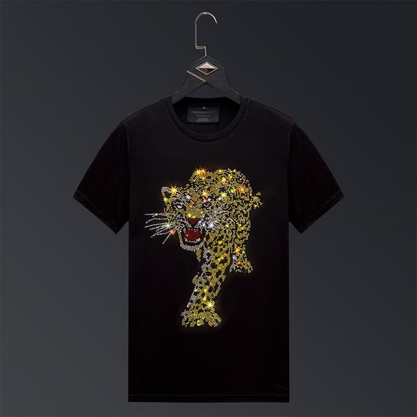 black tshirts white male streetwear mens t shirts slim short sleeve diamonds rhinestone leopard panther plus size 6xl, White;black
black tshirts white male streetwear mens t shirts slim short sleeve diamonds rhinestone leopard panther plus size 6xl, White;black