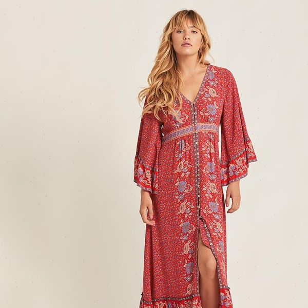 boho red loose maxi dress women 2021 3 4 sleeve vneck vintage chic summer clothes beach party floral hippie long dress, Black;gray
boho red loose maxi dress women 2021 3 4 sleeve vneck vintage chic summer clothes beach party floral hippie long dress, Black;gray