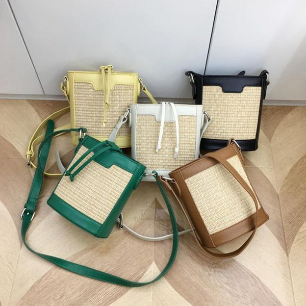 evening bags straw woven bucket women shoulder bag pu leather panelled women's 2021 summer beach casual crossbody retro fashion purse
evening bags straw woven bucket women shoulder bag pu leather panelled women's 2021 summer beach casual crossbody retro fashion purse