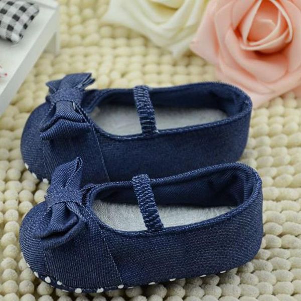 first walkers baby shoes bowknot denim toddler princess girls kid 
first walkers baby shoes bowknot denim toddler princess girls kid
