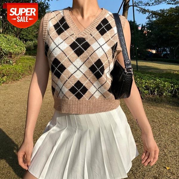 argyle plaid y2k aesthetic knitting sweater vest woman winter warm female 2020 striped pullover sleeveless v neck jumper #zf8s, White
argyle plaid y2k aesthetic knitting sweater vest woman winter warm female 2020 striped pullover sleeveless v neck jumper #zf8s, White
