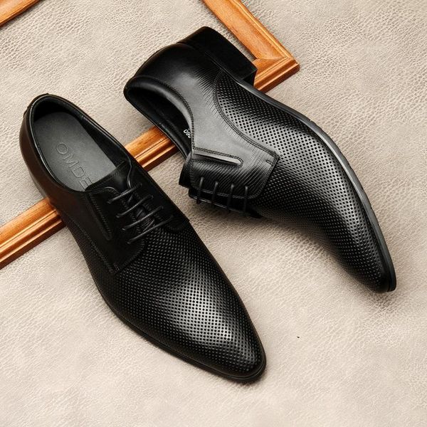 dress shoes 2021 formal real cowhide leather men business male black khaki party wedding office pointed men's oxfords
dress shoes 2021 formal real cowhide leather men business male black khaki party wedding office pointed men's oxfords