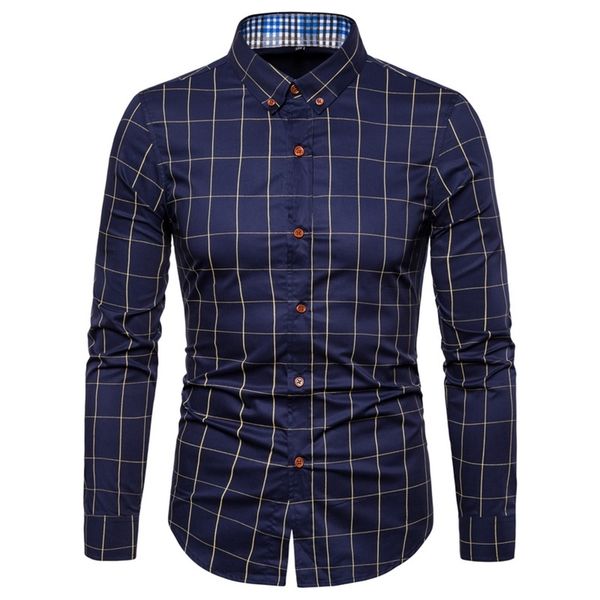 fashion brand designer shirt mens dress shirts cotton 5xl slim fit street wear long sleeve grade plaid casual clothes 210714, White;black
fashion brand designer shirt mens dress shirts cotton 5xl slim fit street wear long sleeve grade plaid casual clothes 210714, White;black