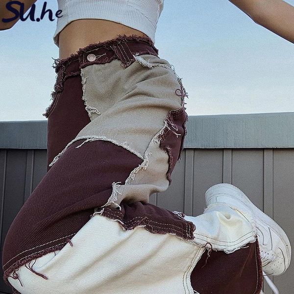 women's jeans women high waist street wear hip hop straight trousers patchwork design baggy y2k female cargo pants boyfriend for, Blue
women's jeans women high waist street wear hip hop straight trousers patchwork design baggy y2k female cargo pants boyfriend for, Blue
