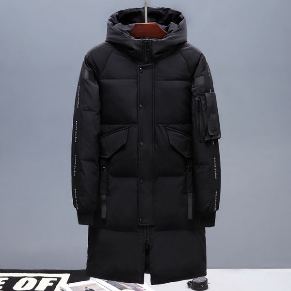 men's women's long wool thick warm and windproof hooded ets, fashion couple coats, Black
men's women's long wool thick warm and windproof hooded ets, fashion couple coats, Black