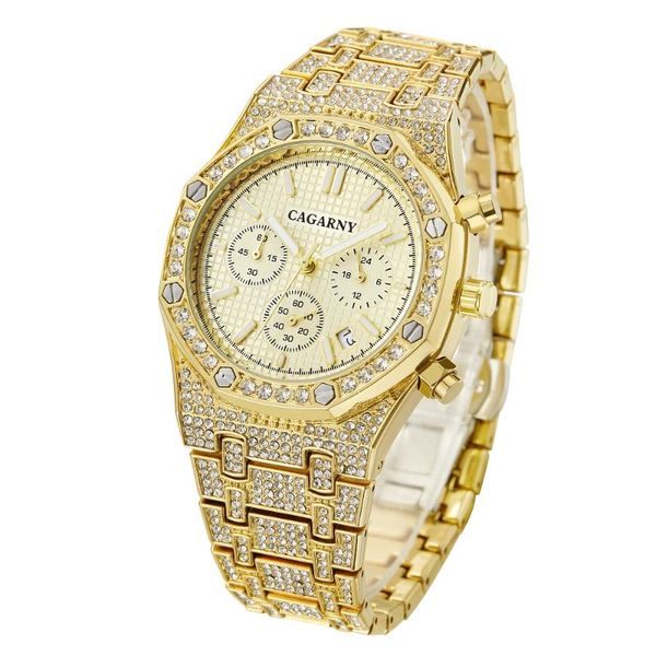 wristwatches 18k gold watch men luxury full diamond quartz watches mens hip hop iced out man waterproof chronograph relogios masculino, Slivery;brown
wristwatches 18k gold watch men luxury full diamond quartz watches mens hip hop iced out man waterproof chronograph relogios masculino, Slivery;brown